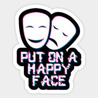 Put On a Happy Face Sticker